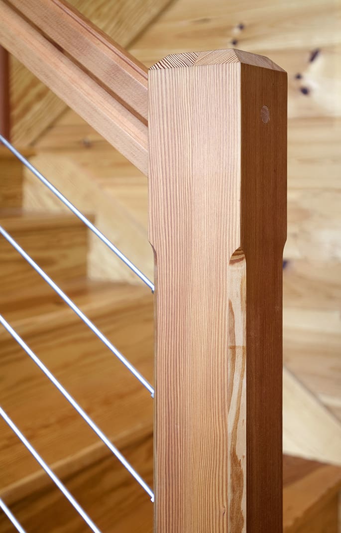 Stair banister detail