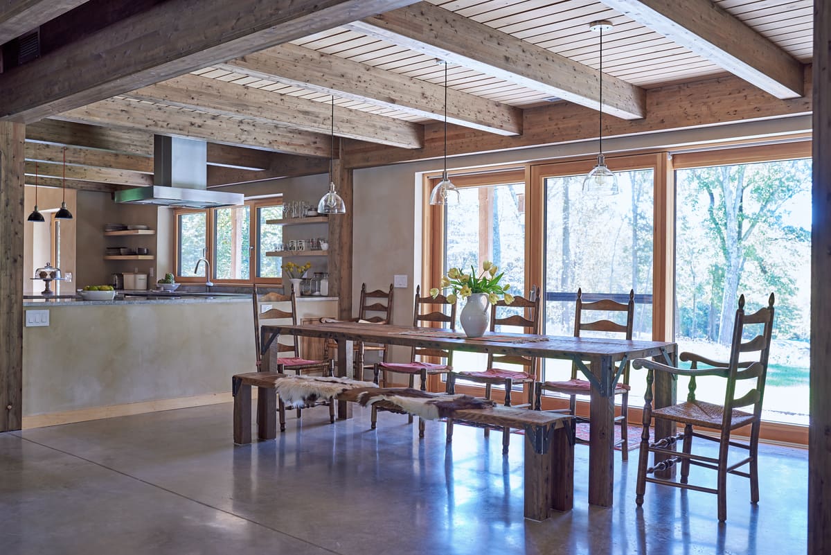 Timber Frame Kitchen