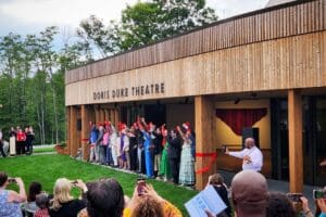 Ribbon cutting ceremony at "The Duke” at Jacob’s Pillow