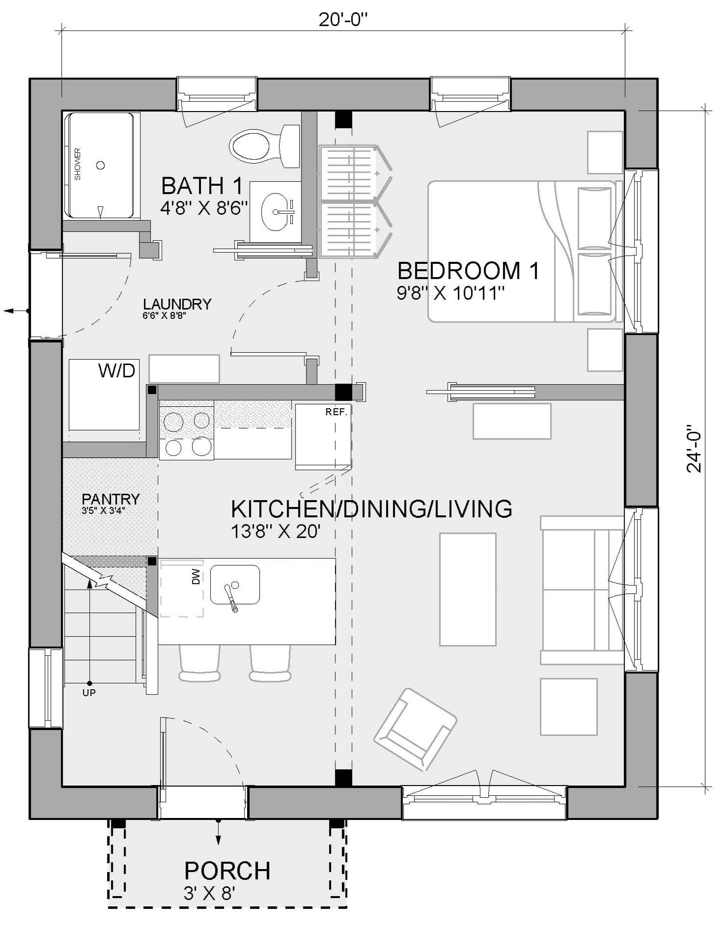 Unity Homes Nano Karna Floor Plan