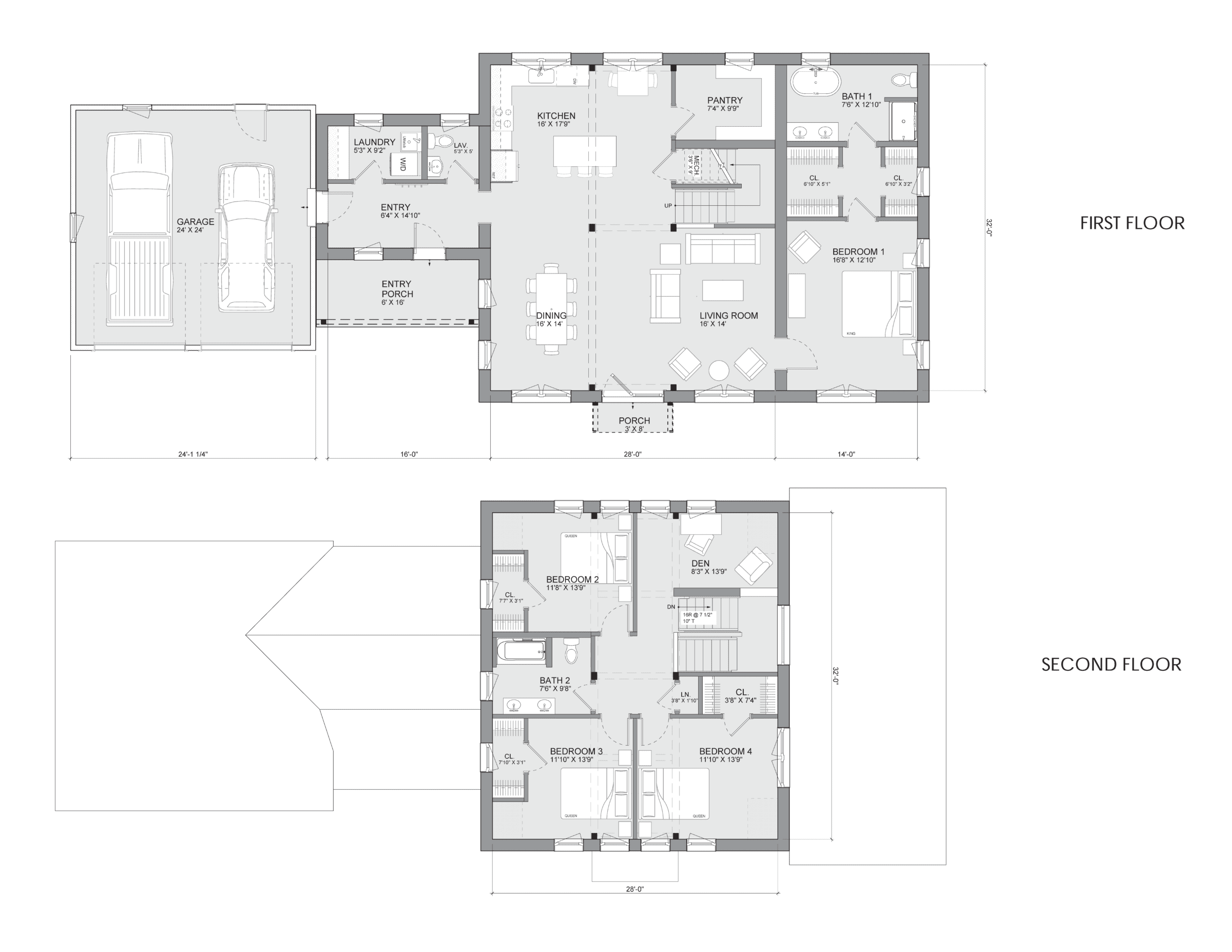 Bensonwood and Unity Homes Tradd Fira floor plan.