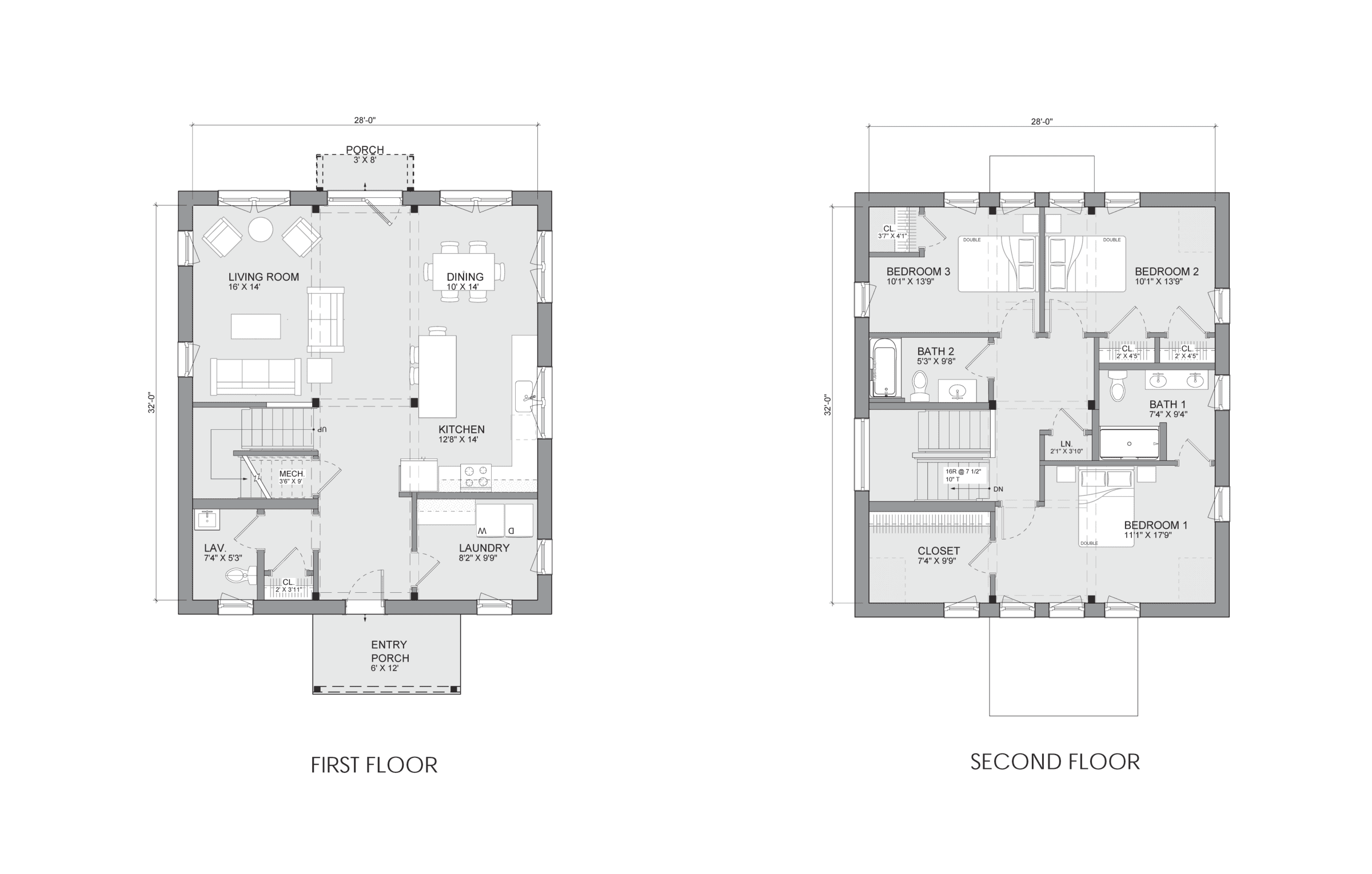 Bensonwood and Unity Homes Tradd Trosta floor plan.
