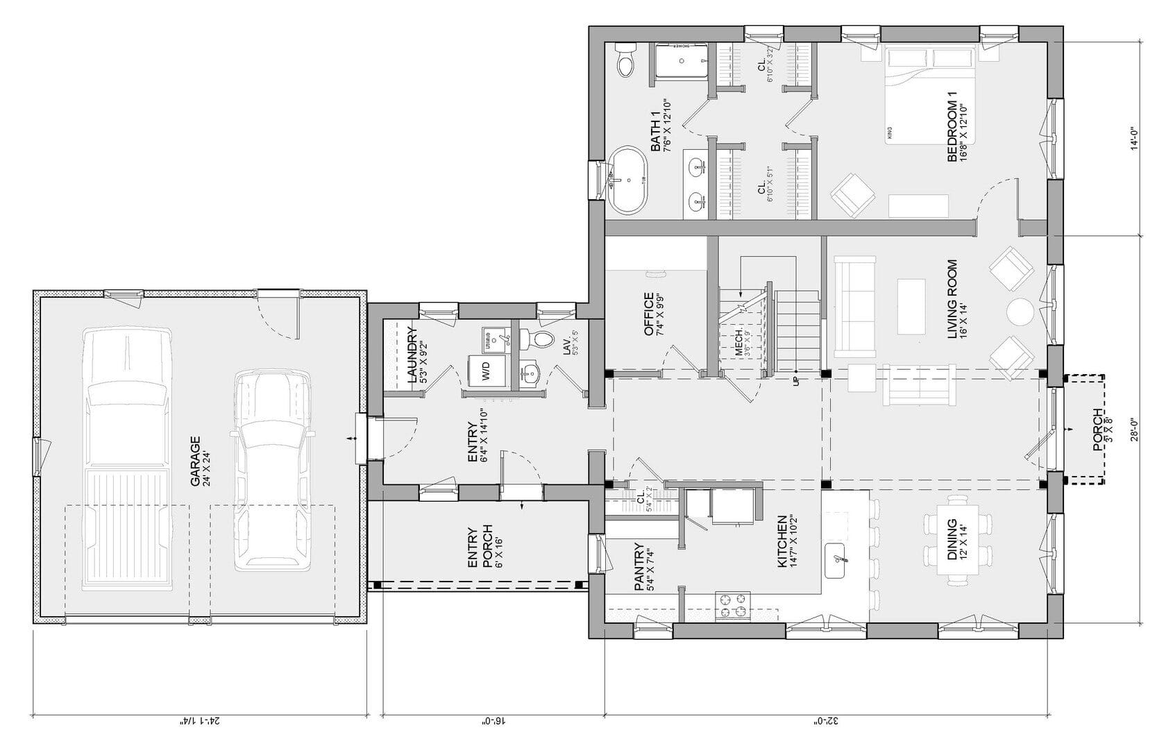 Unity Homes Tradd Dela Floor Plan