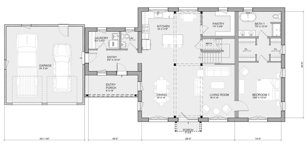 Unity Homes Tradd Fira Floor Plan