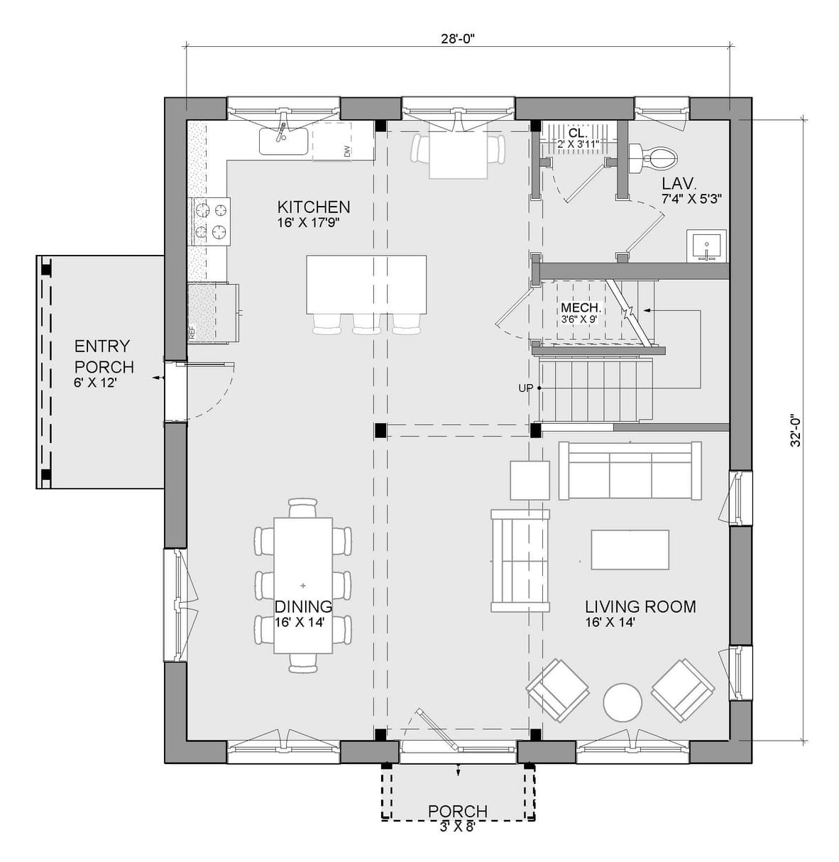 Unity Homes Tradd Leka Floor Plan