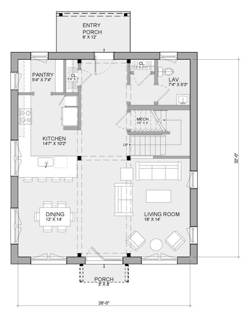 Unity Homes Tradd Trosta Floor Plan