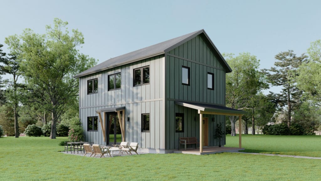 Unity Homes Varm Granna Exterior Rendering