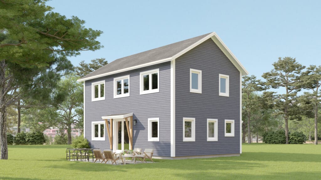 Unity Homes Varm Rammen Exterior Rendering
