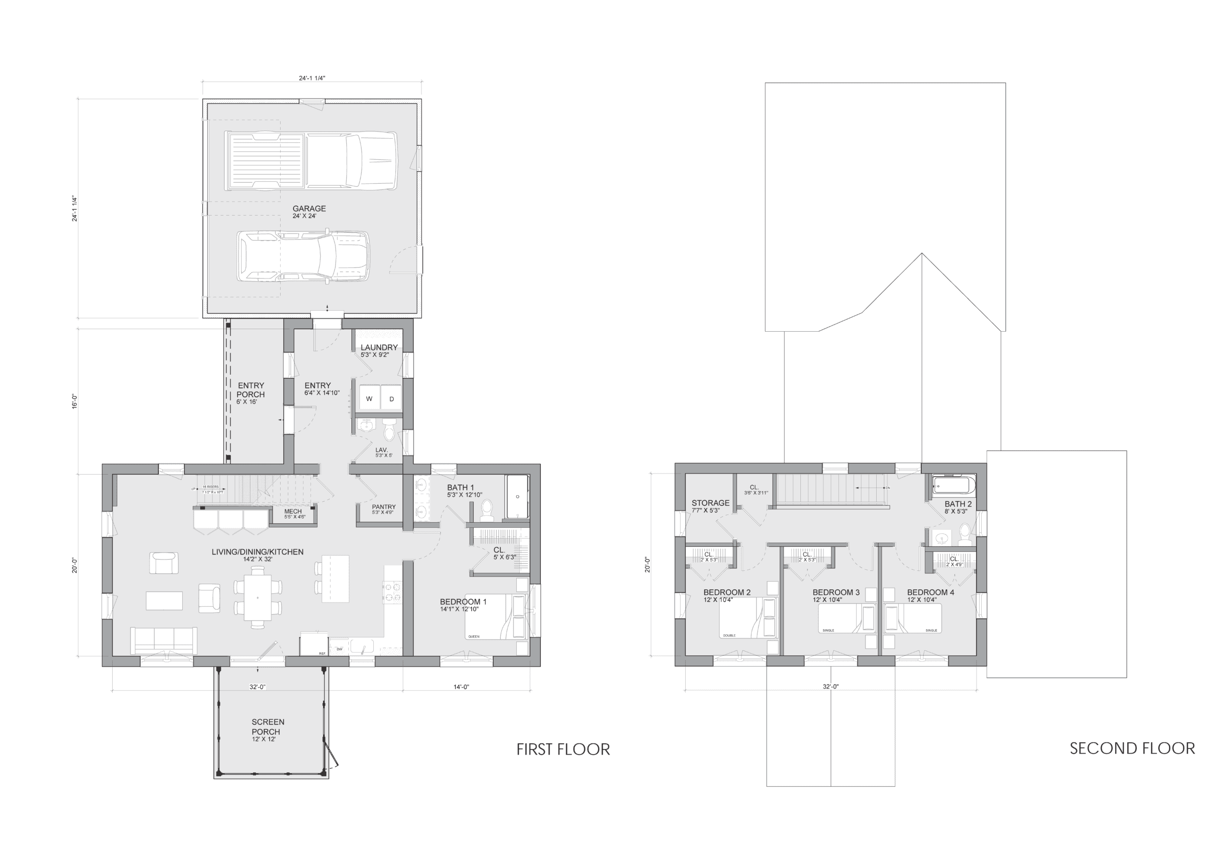 Bensonwood and Unity Homes Varm Mora floor plans.