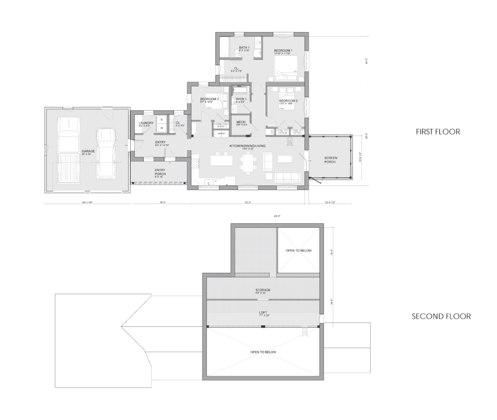 Bensonwood and Unity Homes Xyla Kram floor plan.