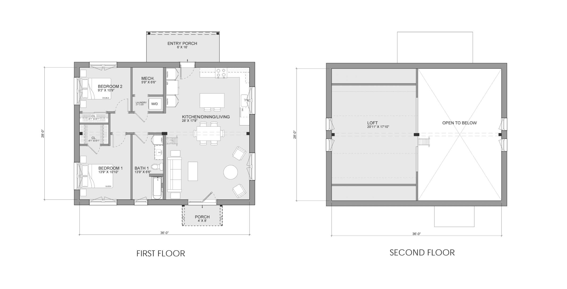 Bensonwood and Unity Homes Xyla Lugn floor plan.