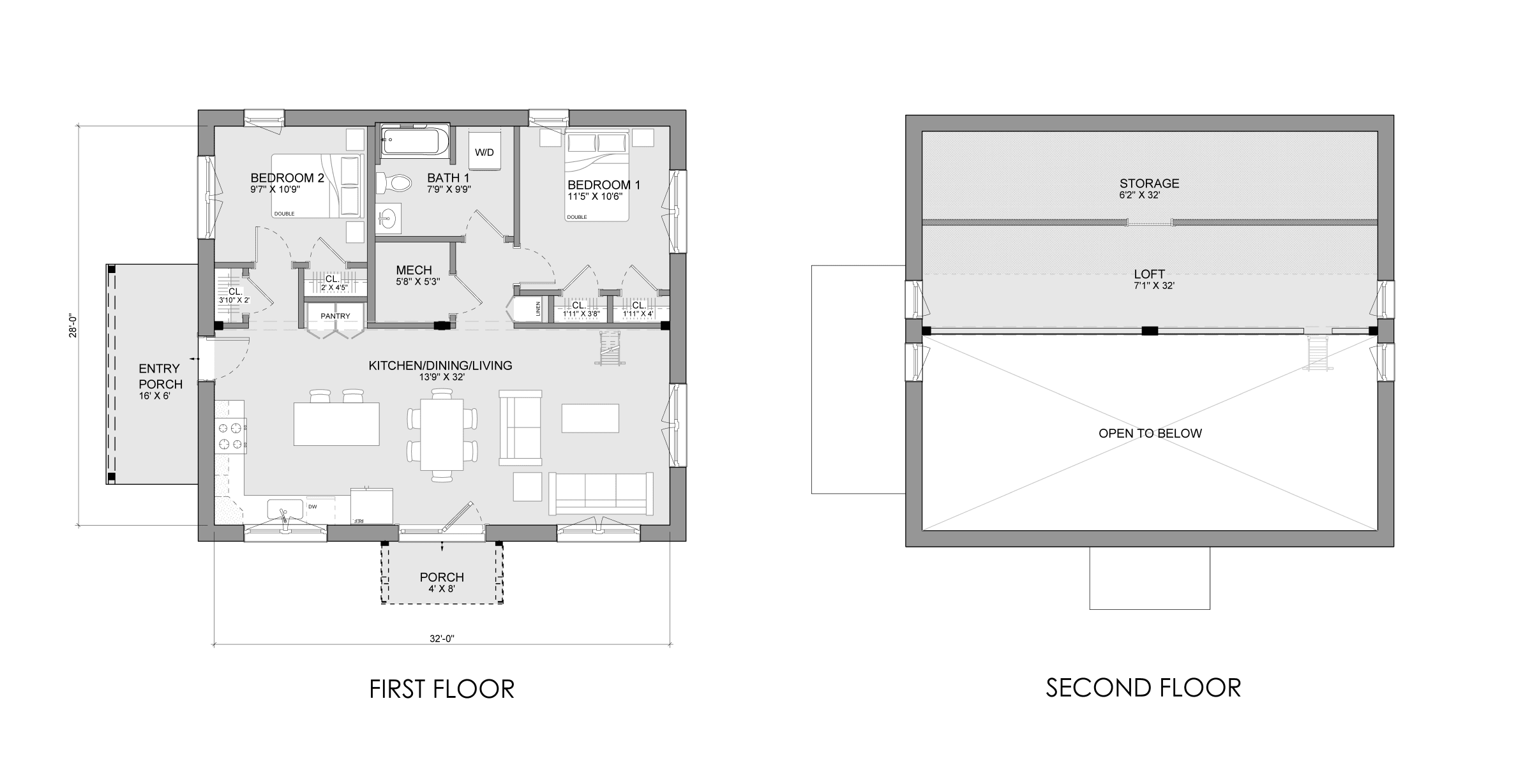 Bensonwood and Unity Homes Xyla Somn floor plan.
